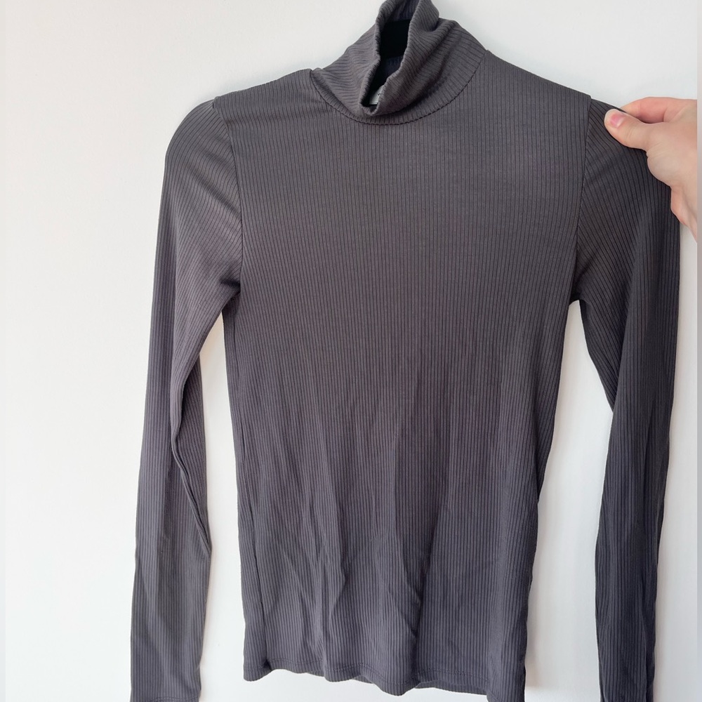 Aritzia Wilfred Ribbed Long sleeve Turtleneck